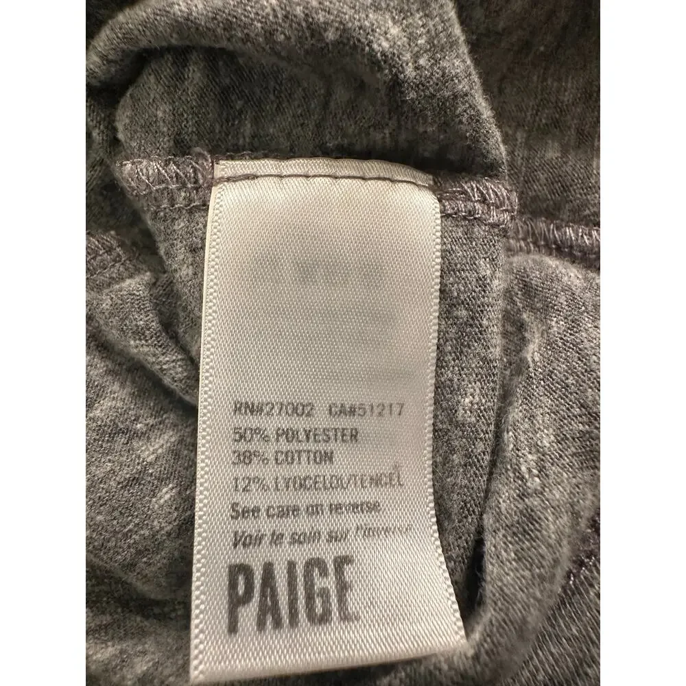 PAIGE ADALIE RUFFLE TEE SHIRT MINIDRESS W/ POCKETS -S